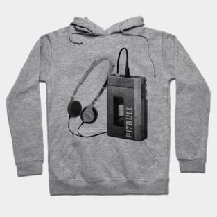 Walkman Play Pitbull Song Hoodie